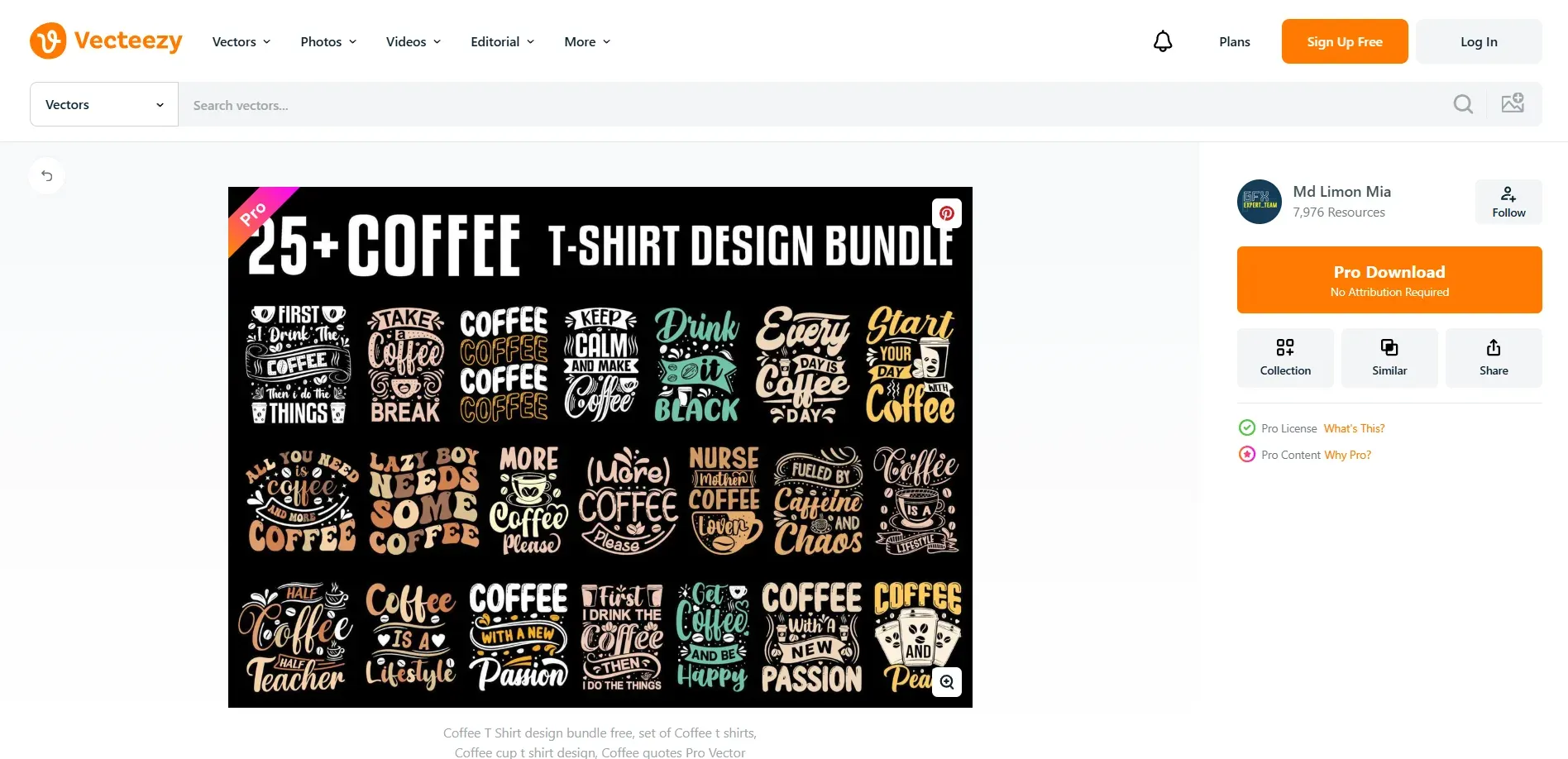 Vecteezy t-shirt designs