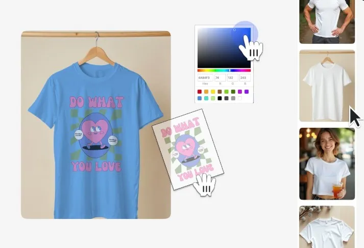 What is a t-shirt mockup