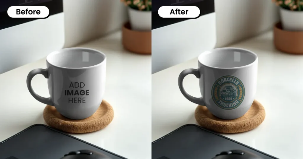 Work setup mug mockup ideas