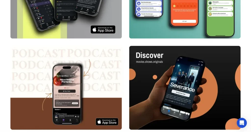 AppLaunchpad’s iPhone template library page