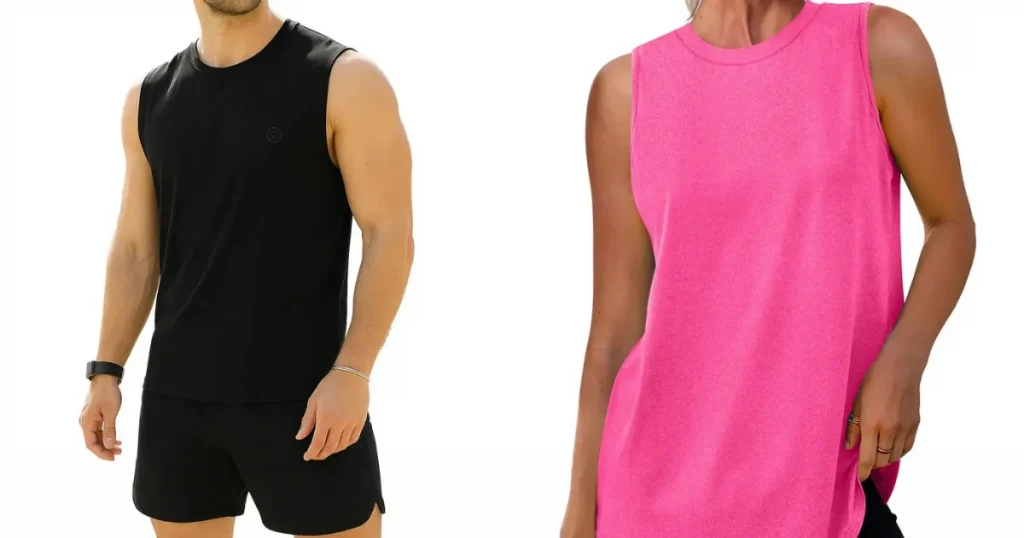 Athletic tank top mockups