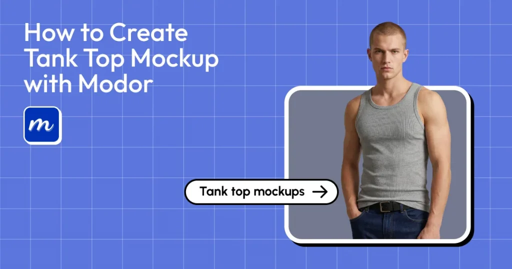 Create tank top mockups