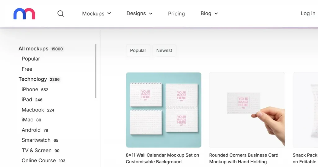 Mediamodifier template library page