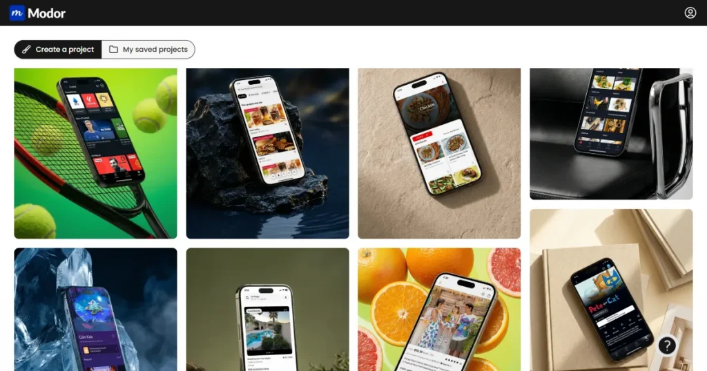 Modor iPhone Template Page