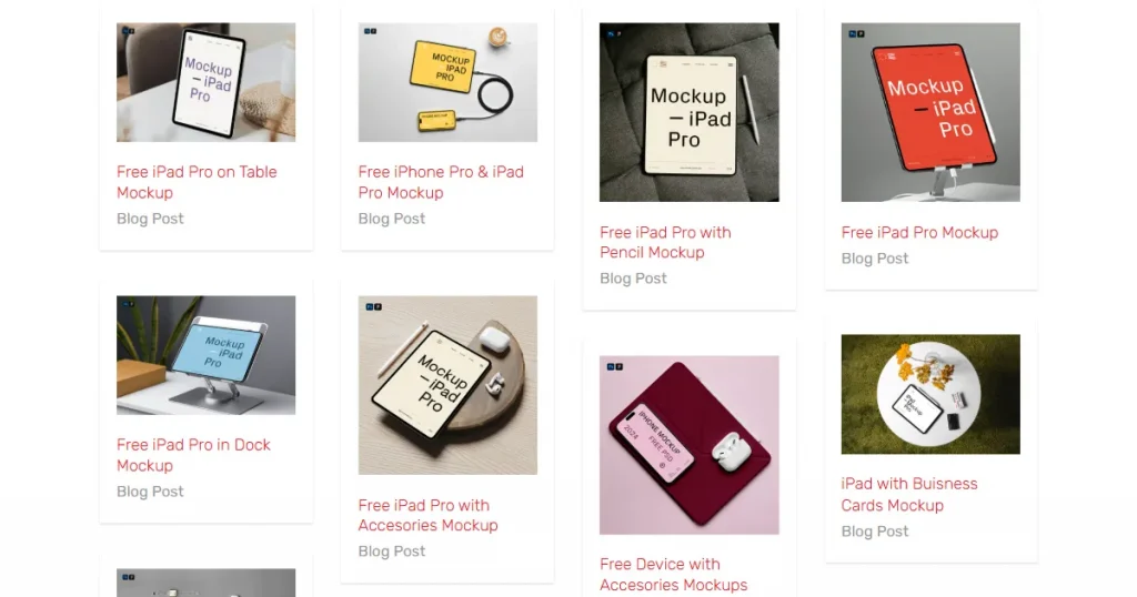 Mr. Mockup iPad mockup templates