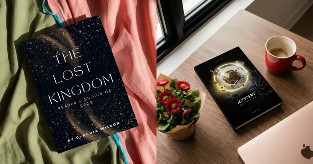 Two paperback books displayed side by side in a flat lay style