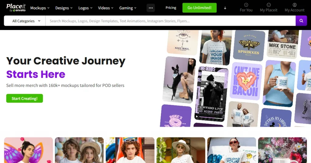 Placit landing page