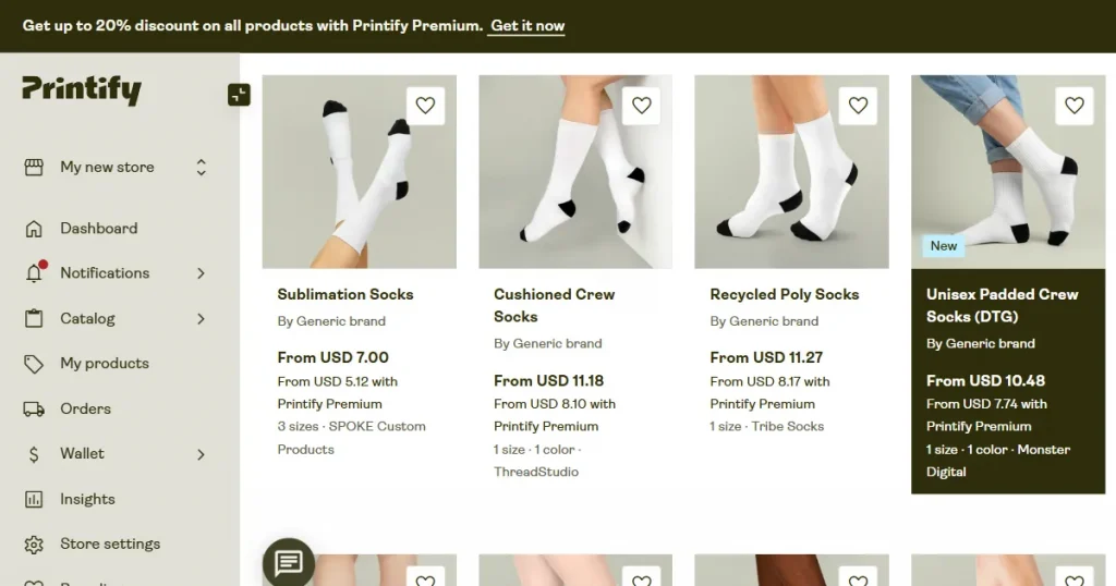 Printify socks mockup template