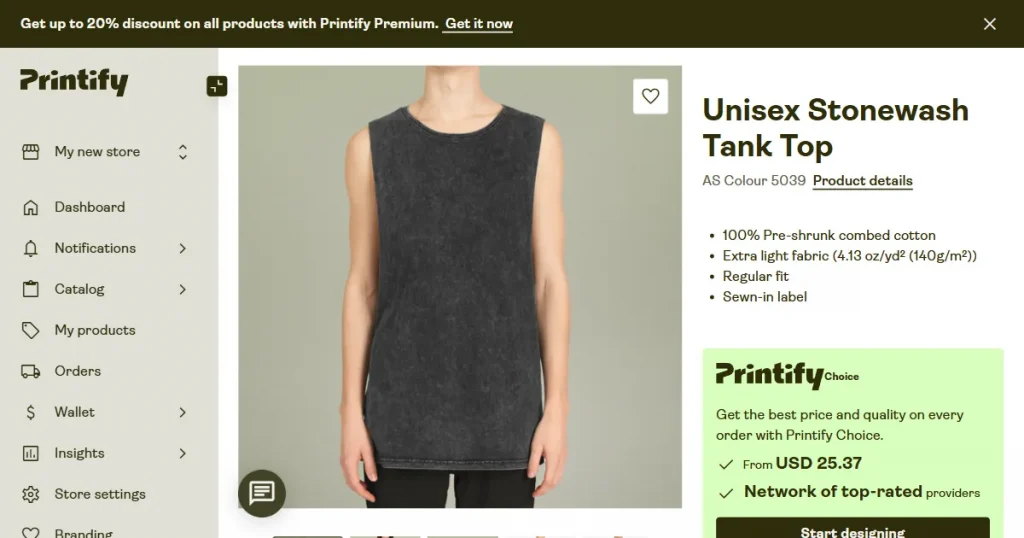 Printify tank top mockups