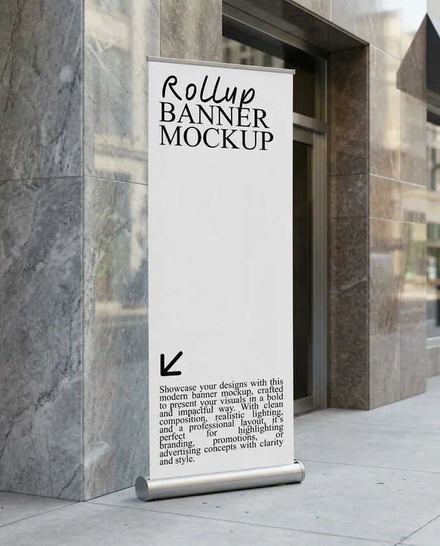 Free Banner Mockup Generator Online - Watermark Free