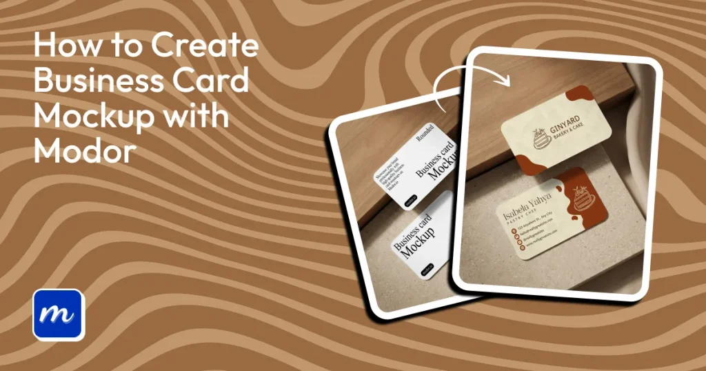 Create business card mockups