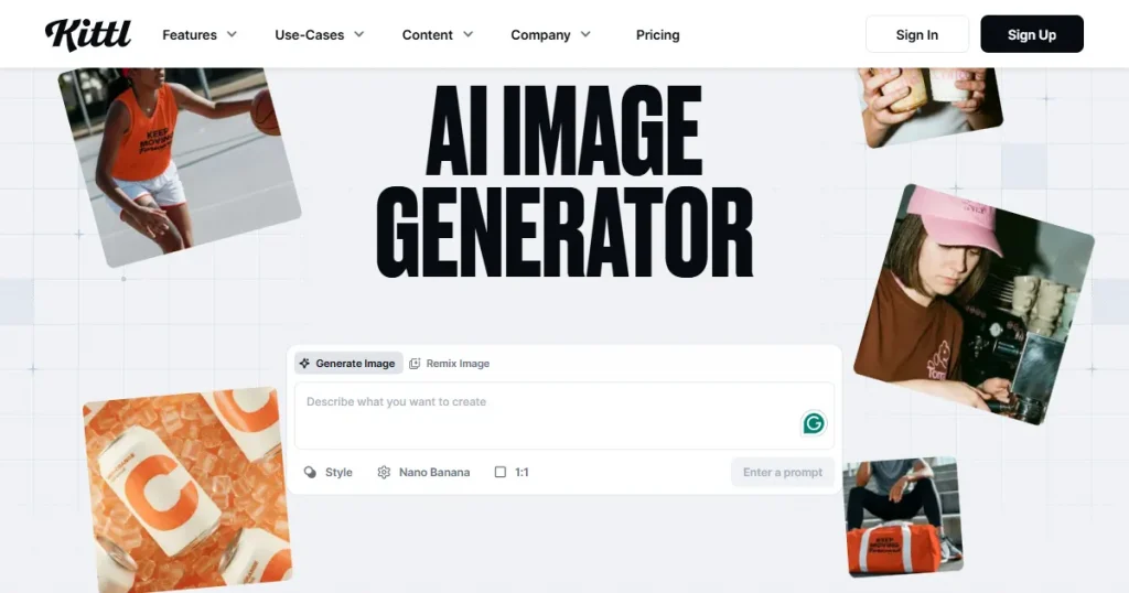 Kittl AI image generator
