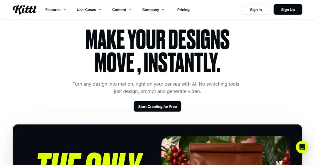 Kittl video editor tool