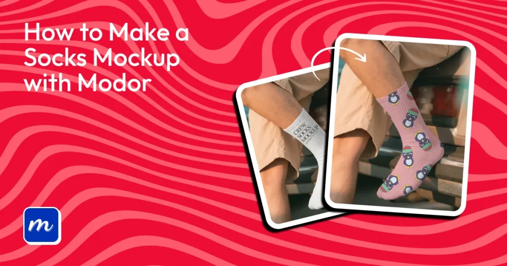 Make socks mockup