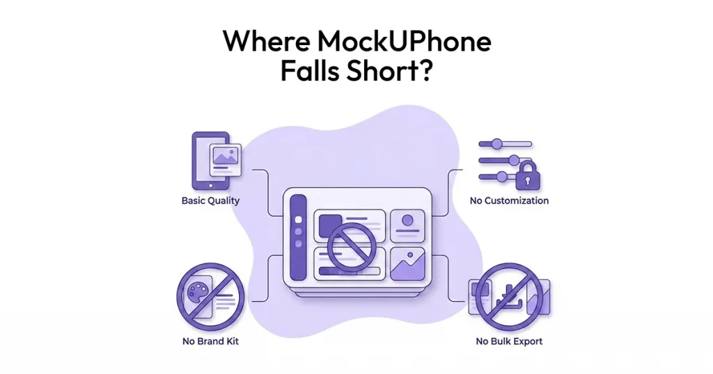 Cons of MockUPhone