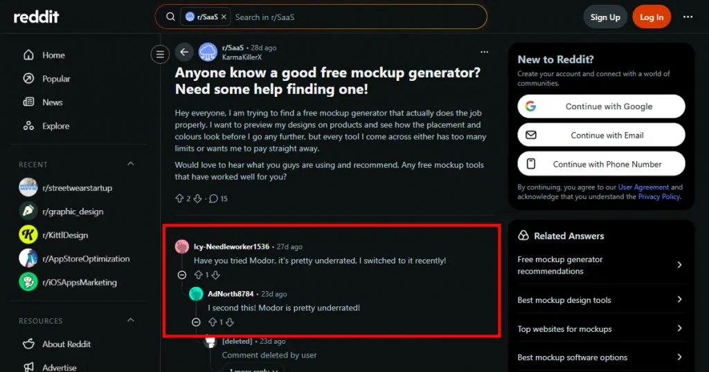 Reddit comment about Modor being underrated