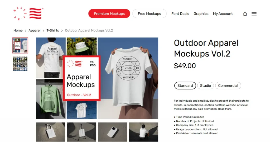 Mr Mockup Apparel Mockup Page