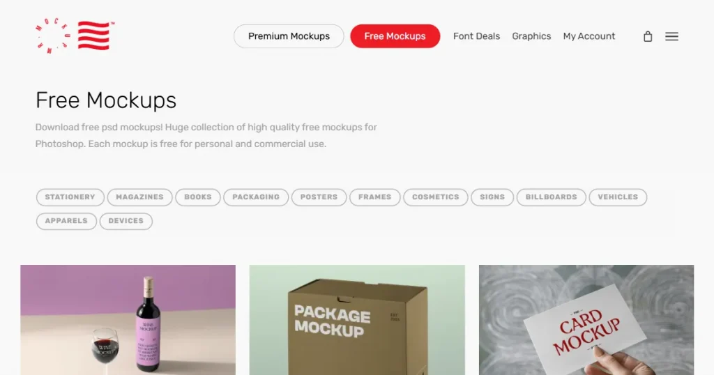 Mr Mockup free templates