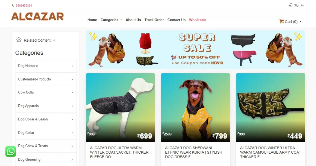 Alcazar print on demand store