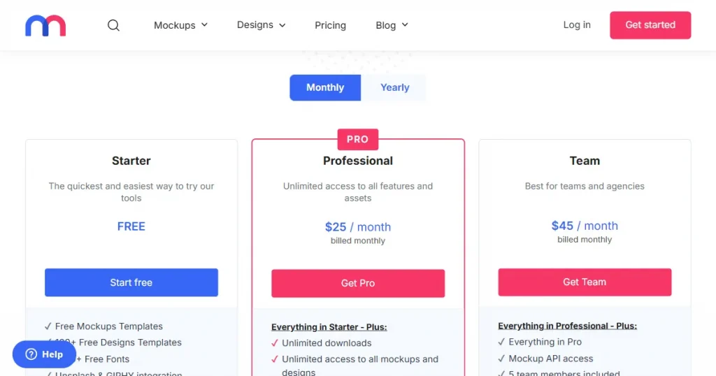 Mediamodifier pricing page