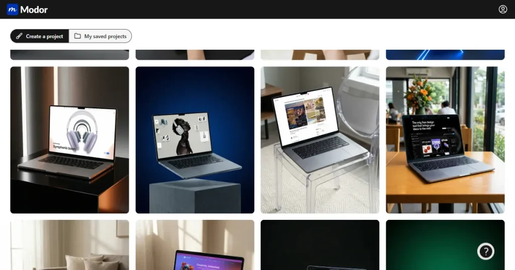 Modor MacBook mockup templates